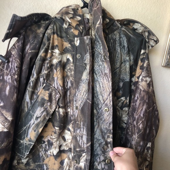 Gamehide 3-in-1 insulated Multi Pocket Hunting Jacket Hush Hide Mens Size XL GUC - Picture 5 of 9